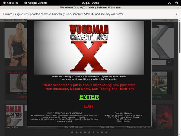 Logins For Woodman Casting X Free