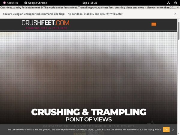 Crush Feet Discount 50%