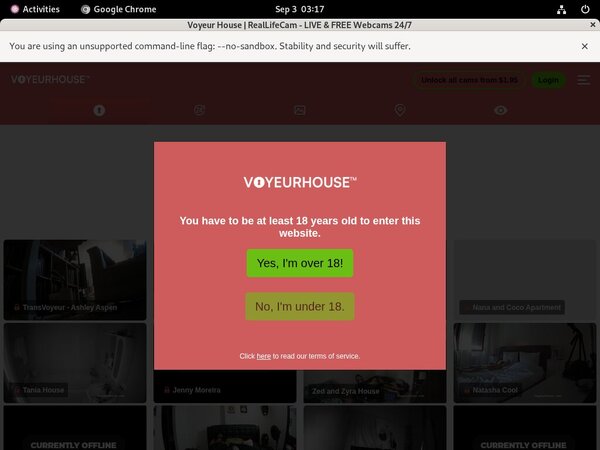 Voyeurhouse User Name
